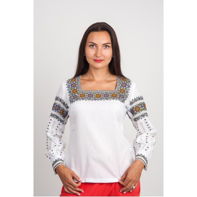 Embroidered blouse "Ukrainian Panna" handmade